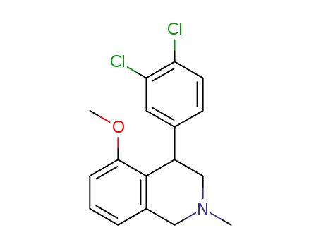 4-(3,4-dichlorophenyl)-5-methoxy-2-methyl-1,2,3,4-tetrahydroisoquinoline